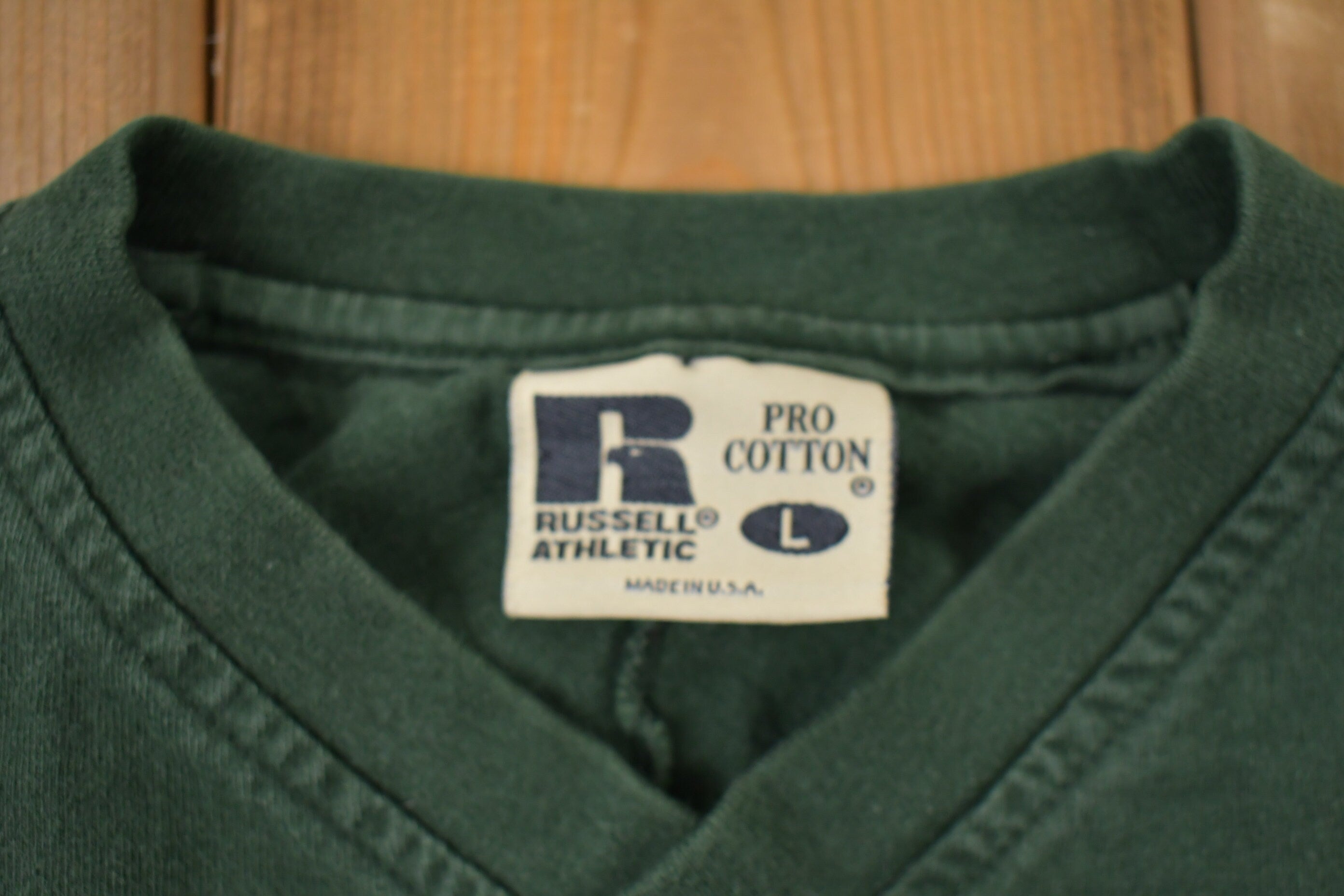 Vintage 1990s Russell Athletic Bowling Green V-Neck Sweatshirt