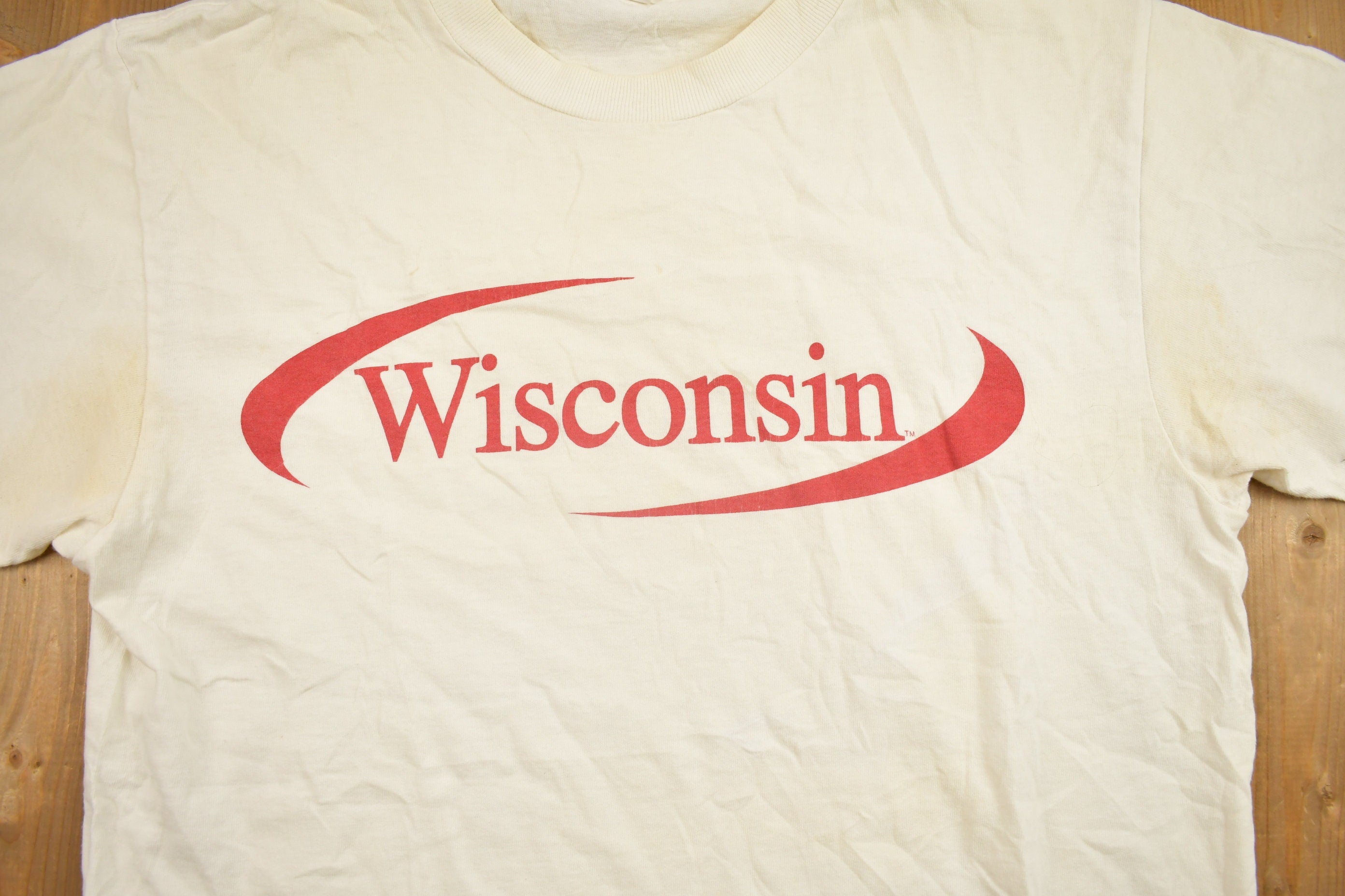 Vintage 1990s Wisconsin Souvenir T Shirt