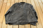 Vintage 1980s Leather Motorcycle Biker Jacket Men's XL