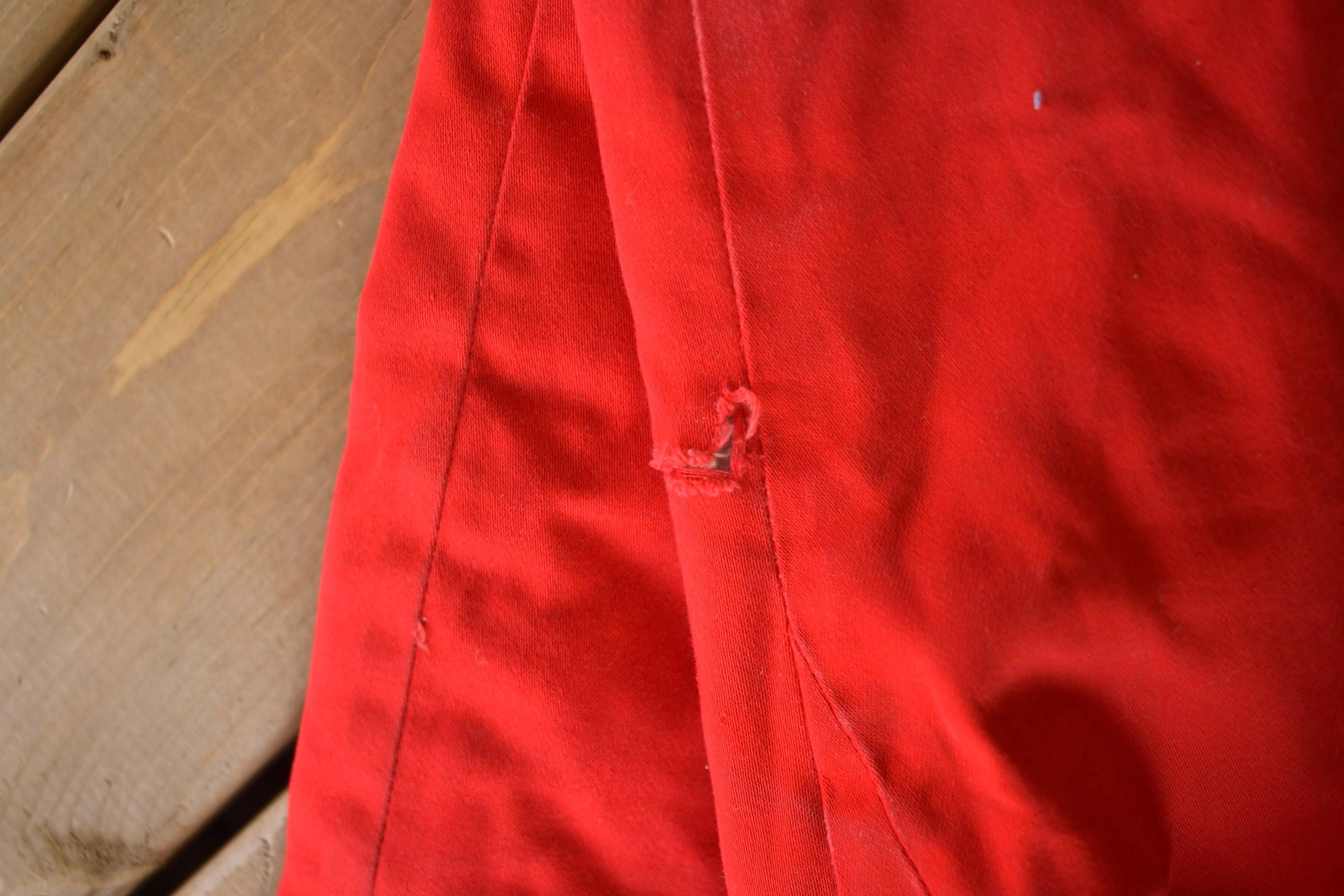 Vintage 1990s Red Insulated Pants Size 32 x 29