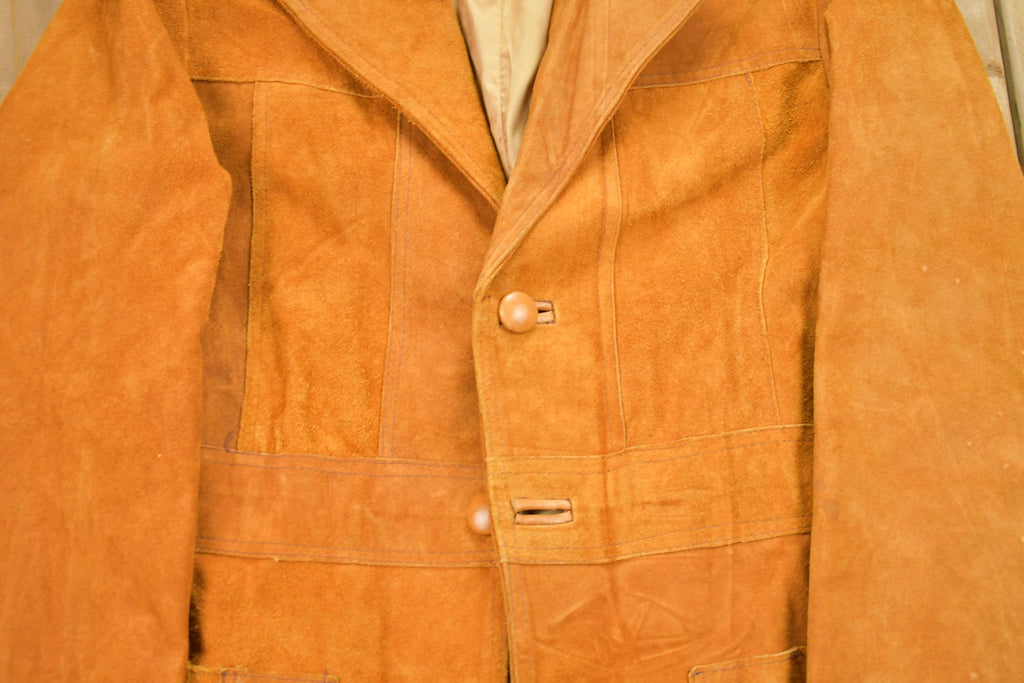 Vintage 1980s Arte Diel Suede Leather Blazer