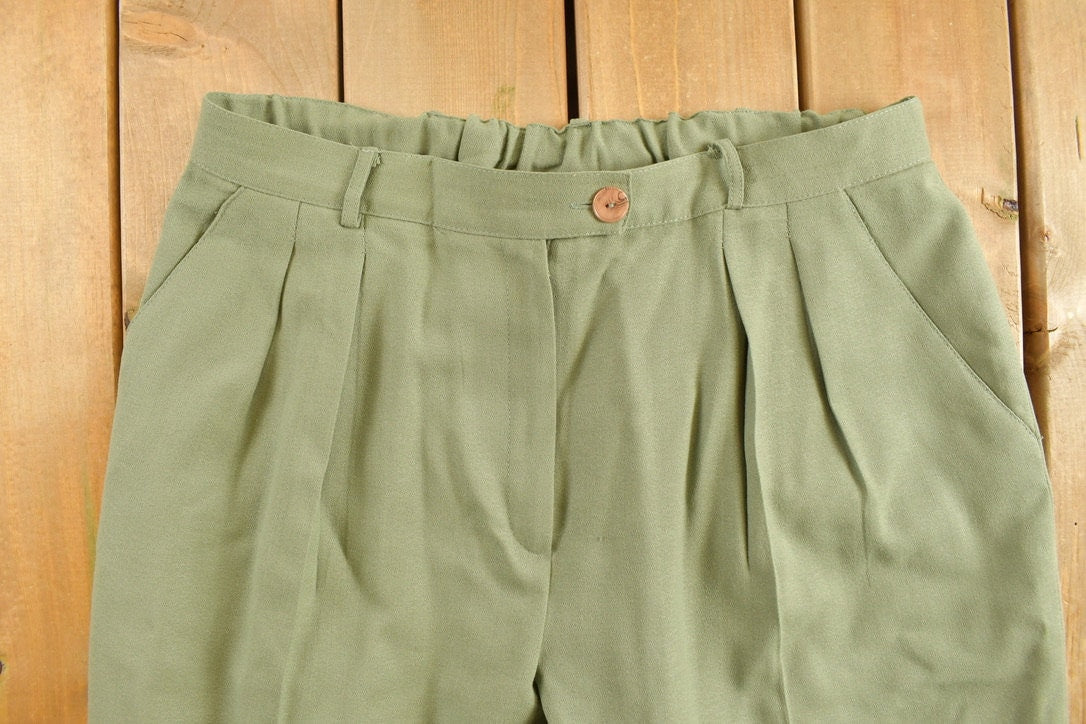 Vintage 1980s Jones New York Pleated Women's Pants Size 35 x 26.5