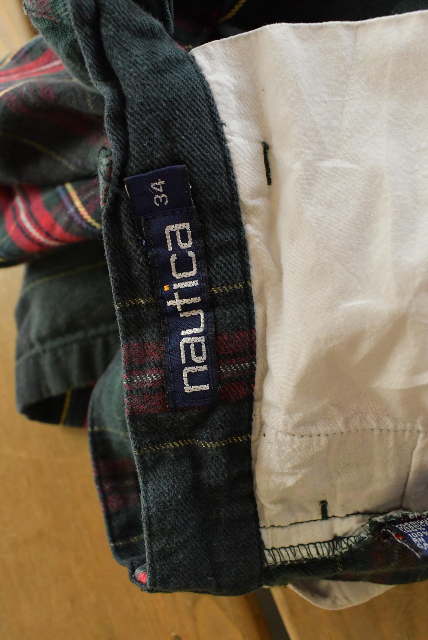 Vintage 1990s Nautica Plaid Shorts Size 30 x 6