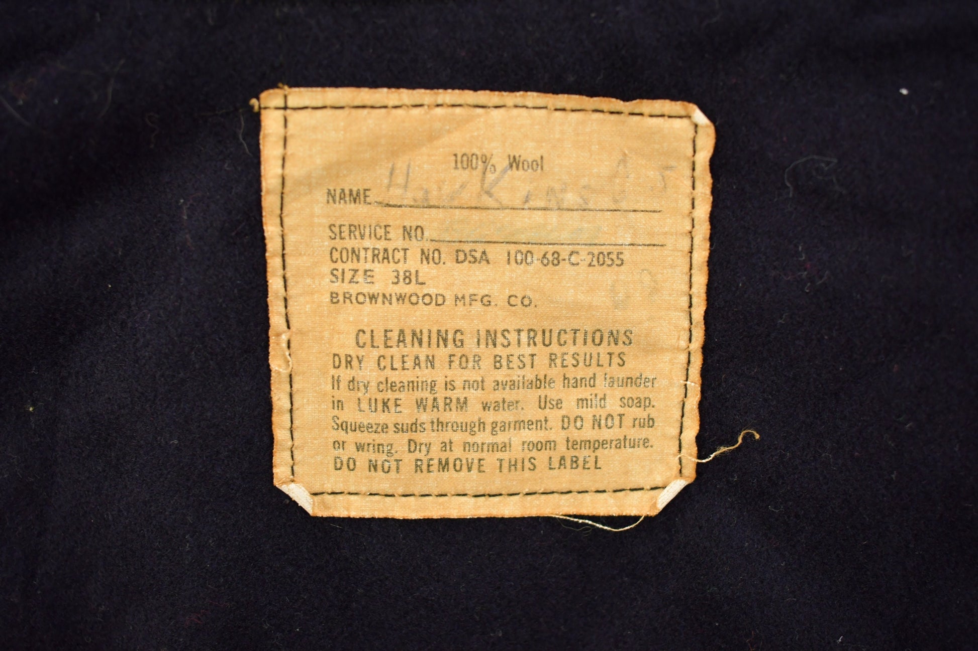 Vintage 1940s Navy Naval Wool Sweater