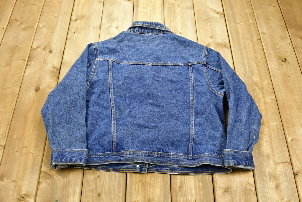 Vintage 1990s Bill Blass Jeans Denim Jean Jacket / Vintage Denim / Streetwear / Vintage Fall Outerwear / Fall Jacket / Medium Wash