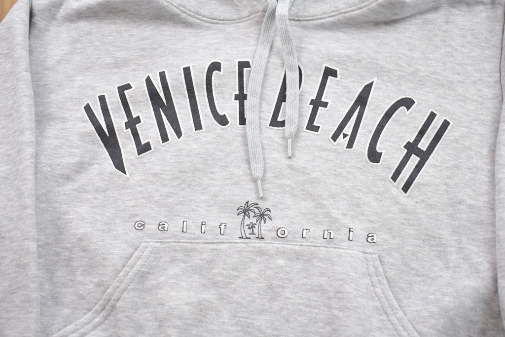 Vintage 1990s Hill Venice Beach Embroidered Graphic Hoodie 90s Hoodie