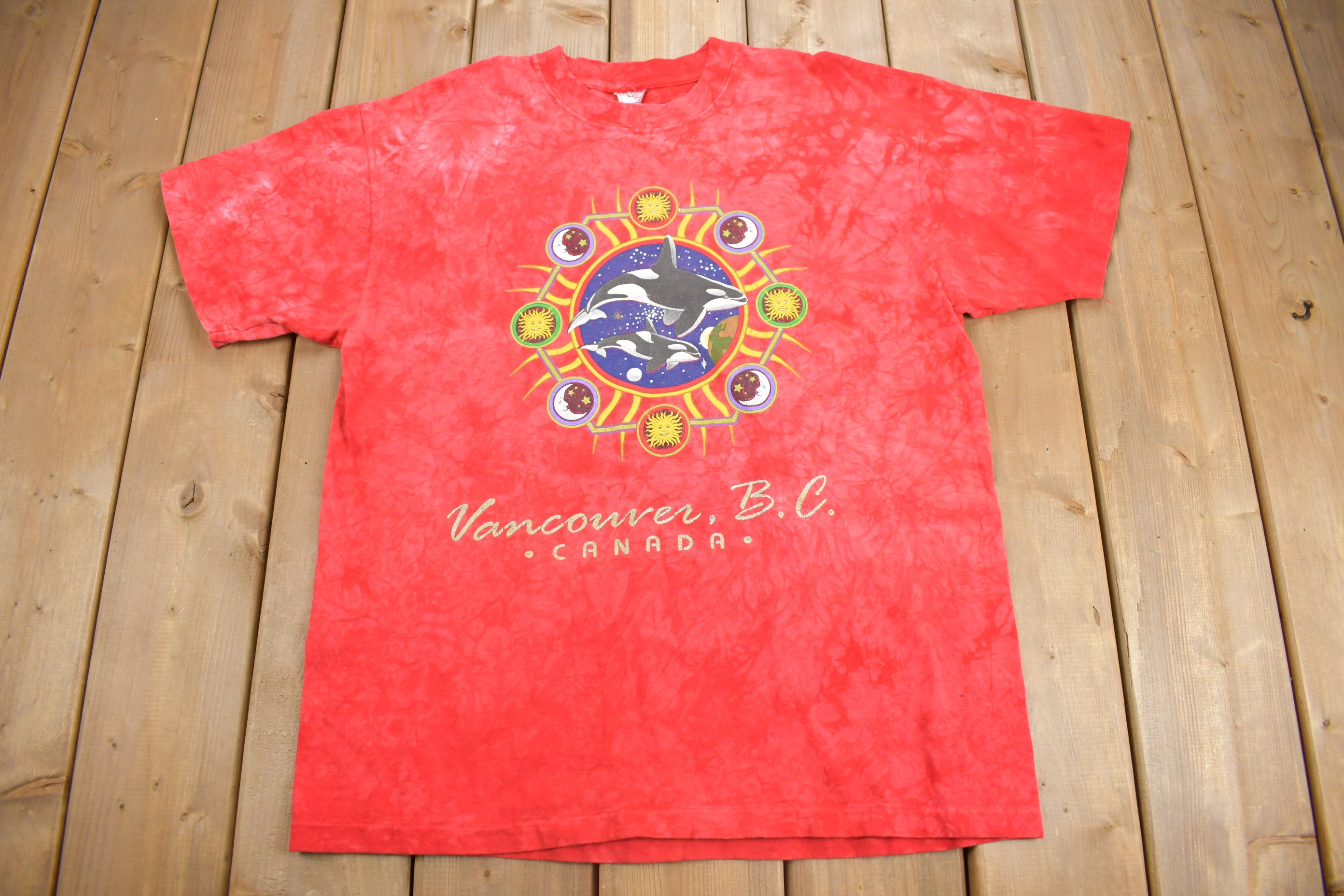Vintage 1990s Vancouver BC Canada Souvenir T Shirt