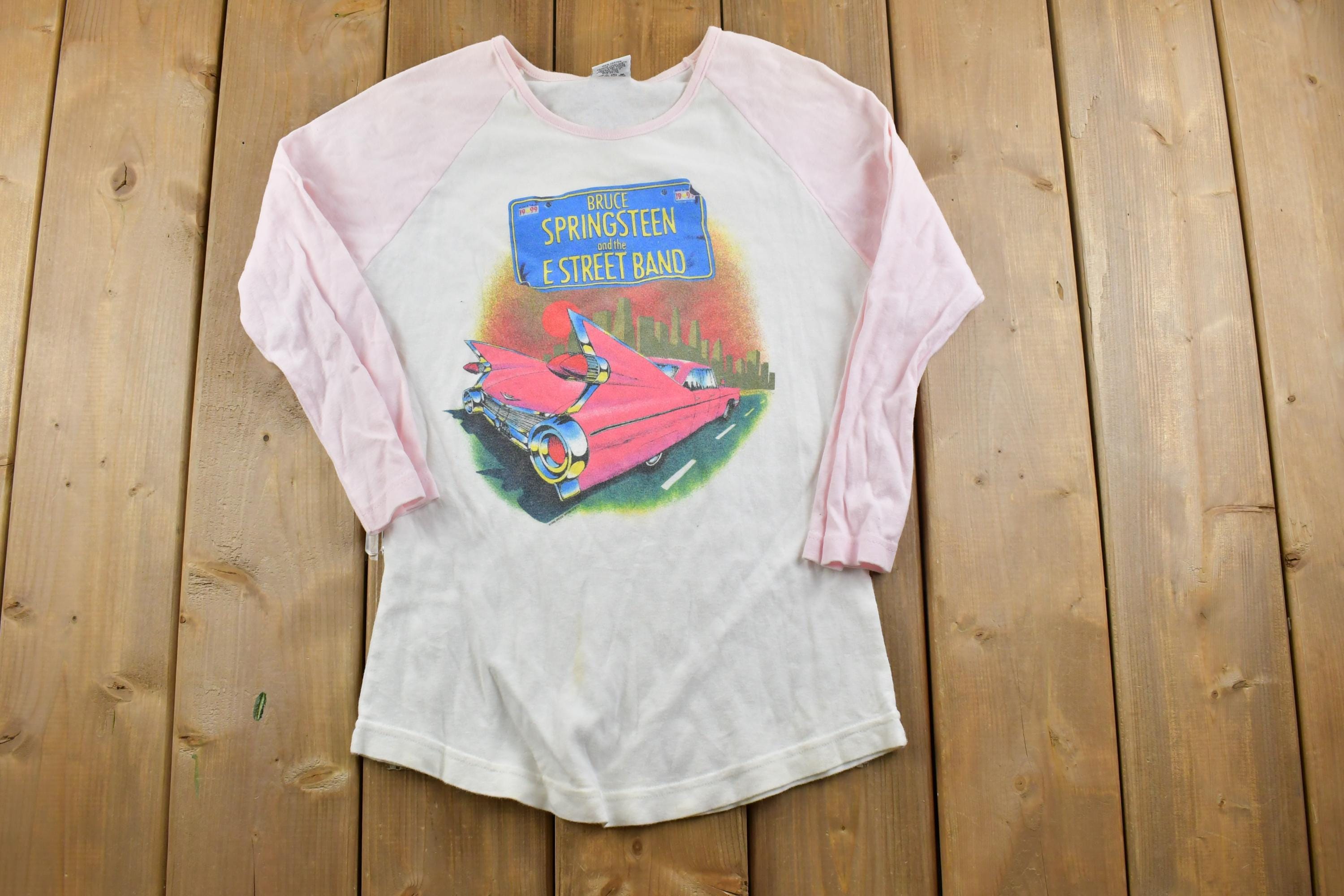 Vintage 1980s Bruce Springsteen Women's Tour Band T-shirt