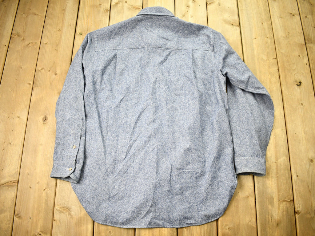 Vintage 1960s Pendleton Blank Button Up Shirt