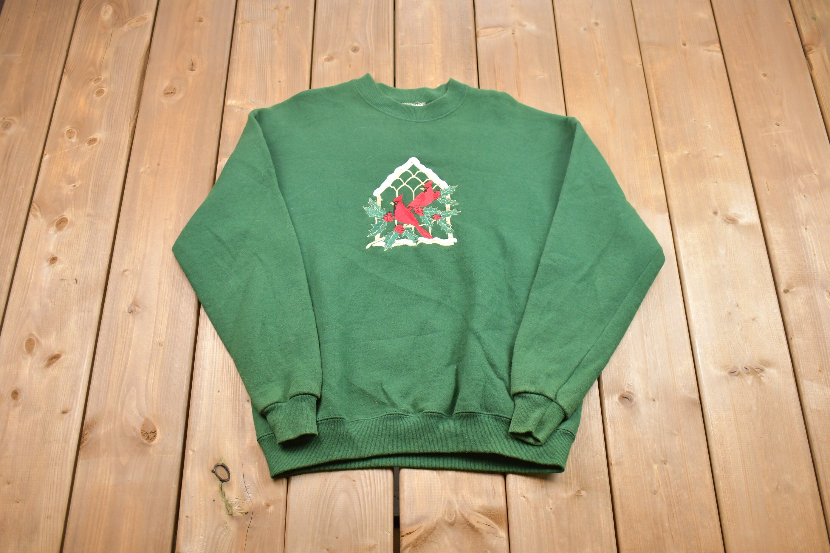 Vintage 1990s Cute Cardinal Crewneck Sweatshirt