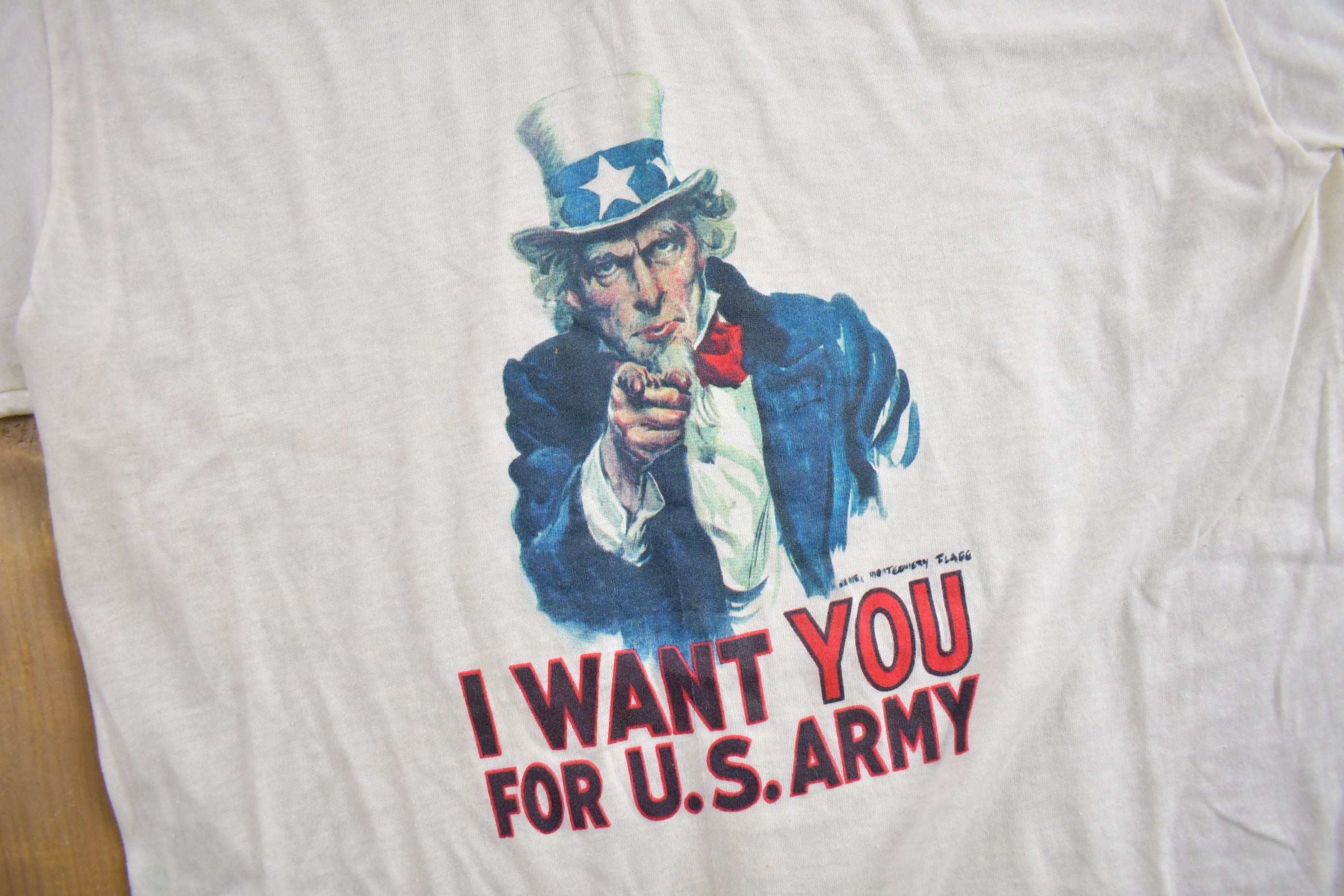 Vintage 1980s Uncle Sam Graphic T-Shirt