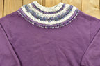Vintage Knitted Mock Neck Sweater