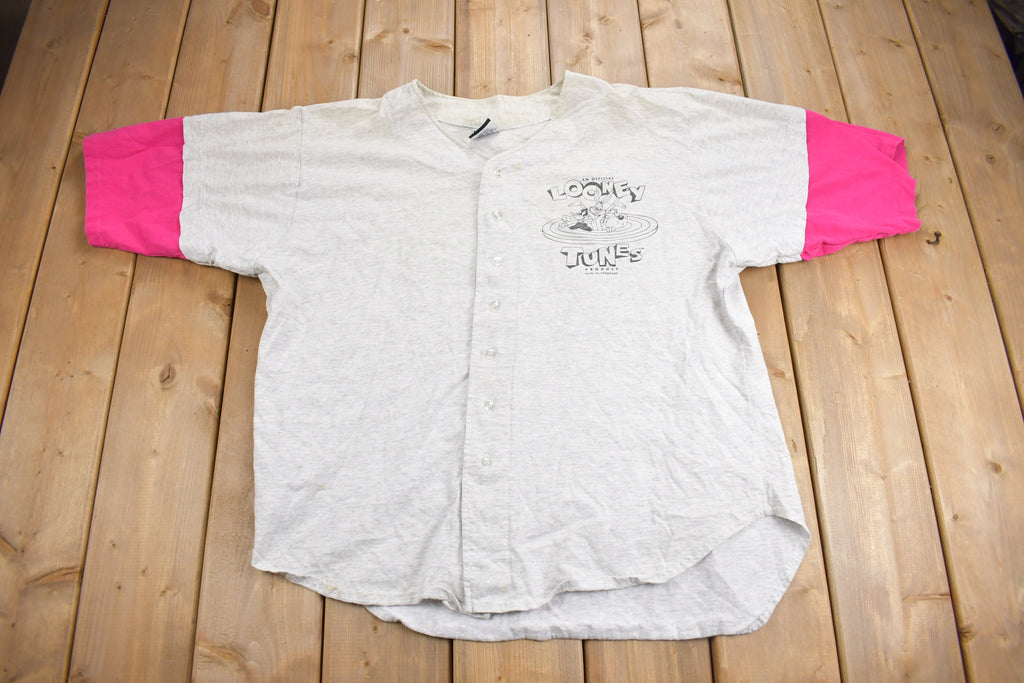 Vintage 1993 Looney Tunes Baseball Jersey Shirt