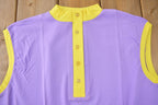 True Vintage 1960s Deadstock Helen Sue Sleeveless Nylon Blouse Knit Sport Top