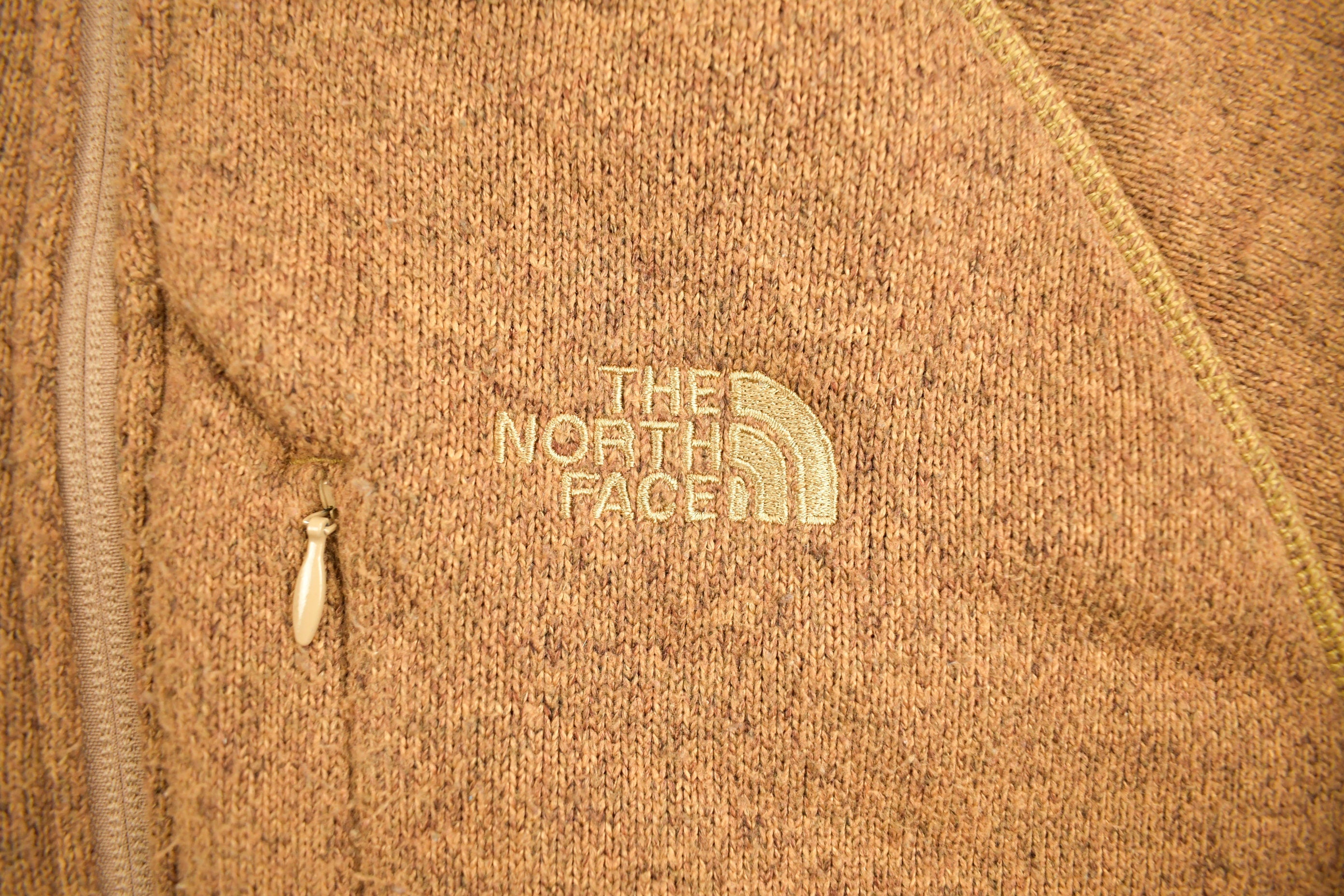 Vintage 1990s Brown The North Face Fleece Sweater