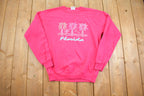 Vintage 1980s Florida Souvenir Crewneck Sweatshirt - Medium