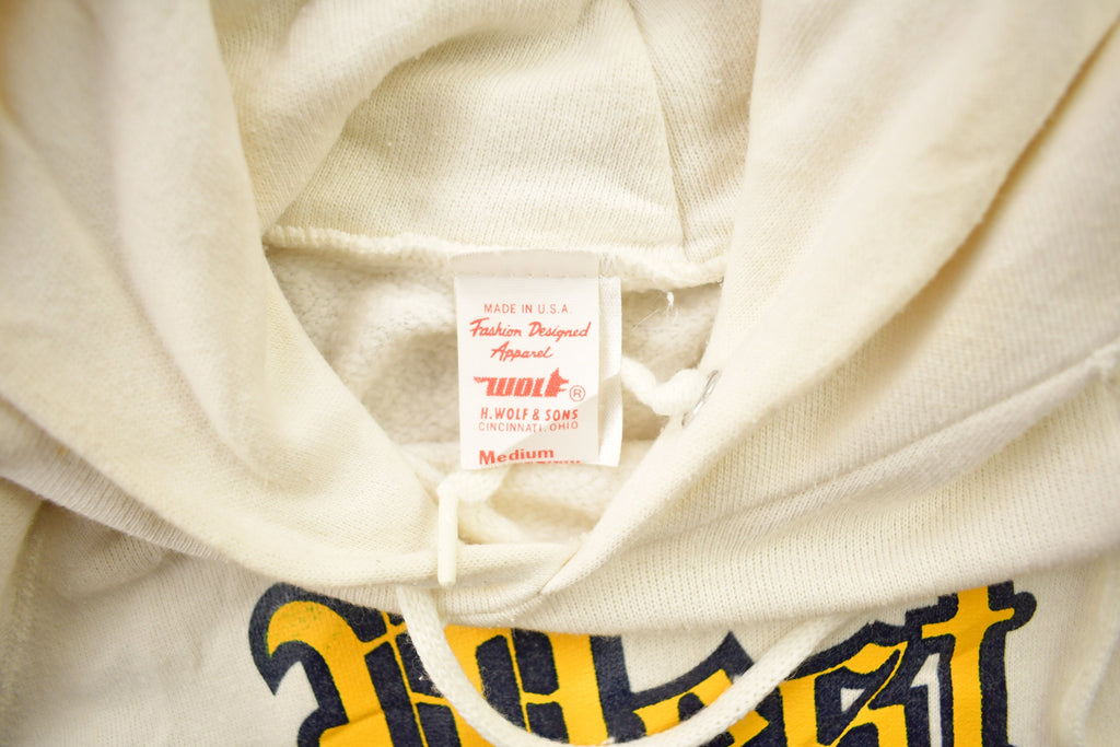 Vintage 1970s West Virginia University Collegiate Raglan Hoodie