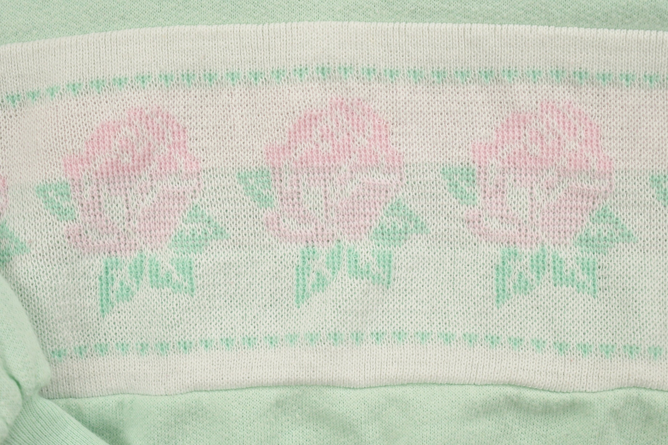 Vintage 1990s Cute Floral Theme Crewneck Sweater
