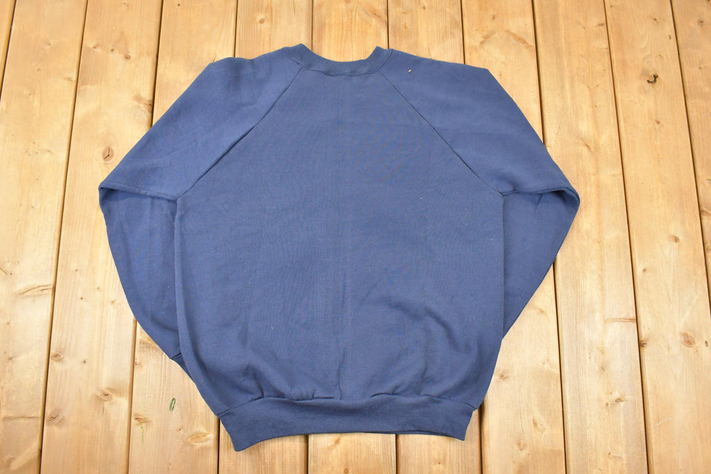 Vintage 1990s Robbinsdale Class Of 58 Graphic Print Crewneck Sweatshirt Men's L