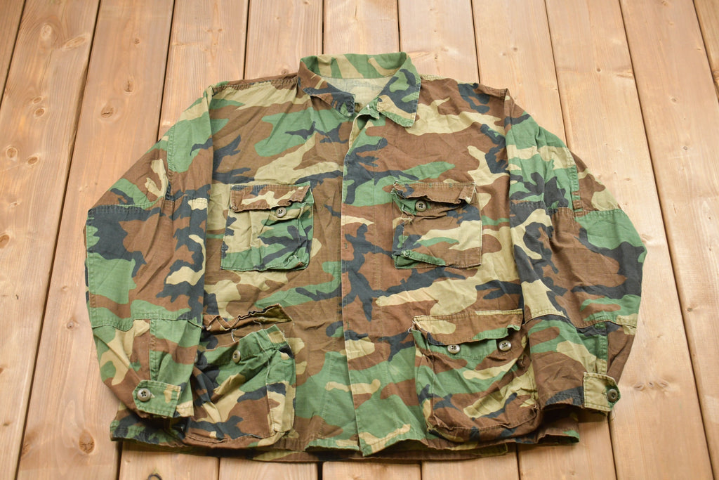 Vintage Military Camo Jacket