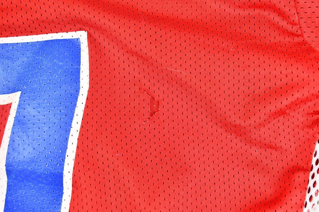 Vintage 1990s Cropped Fit Revere High School Mesh Football Jersey Size Xl