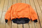 Vintage 1990s Reversible MA-1 Military Flyer's Jacket