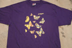 Vintage 1990s Antigua Butterfly Theme Souvenir T Shirt