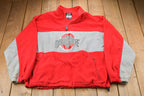 Vintage 1990s University of Ohio State Collegiate Quarter Zip Fleece