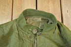 Vintage Military Button Up Long Bomber Army Jacket