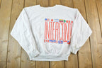 Vintage 1990s Tandem Canada AOP Souvenir Crewneck Sweatshirt Made In USA