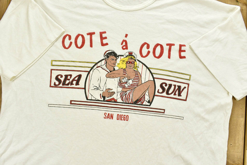 Vintage 1990s Cote A Cote Sean Sun Dan Diego T-Shirt