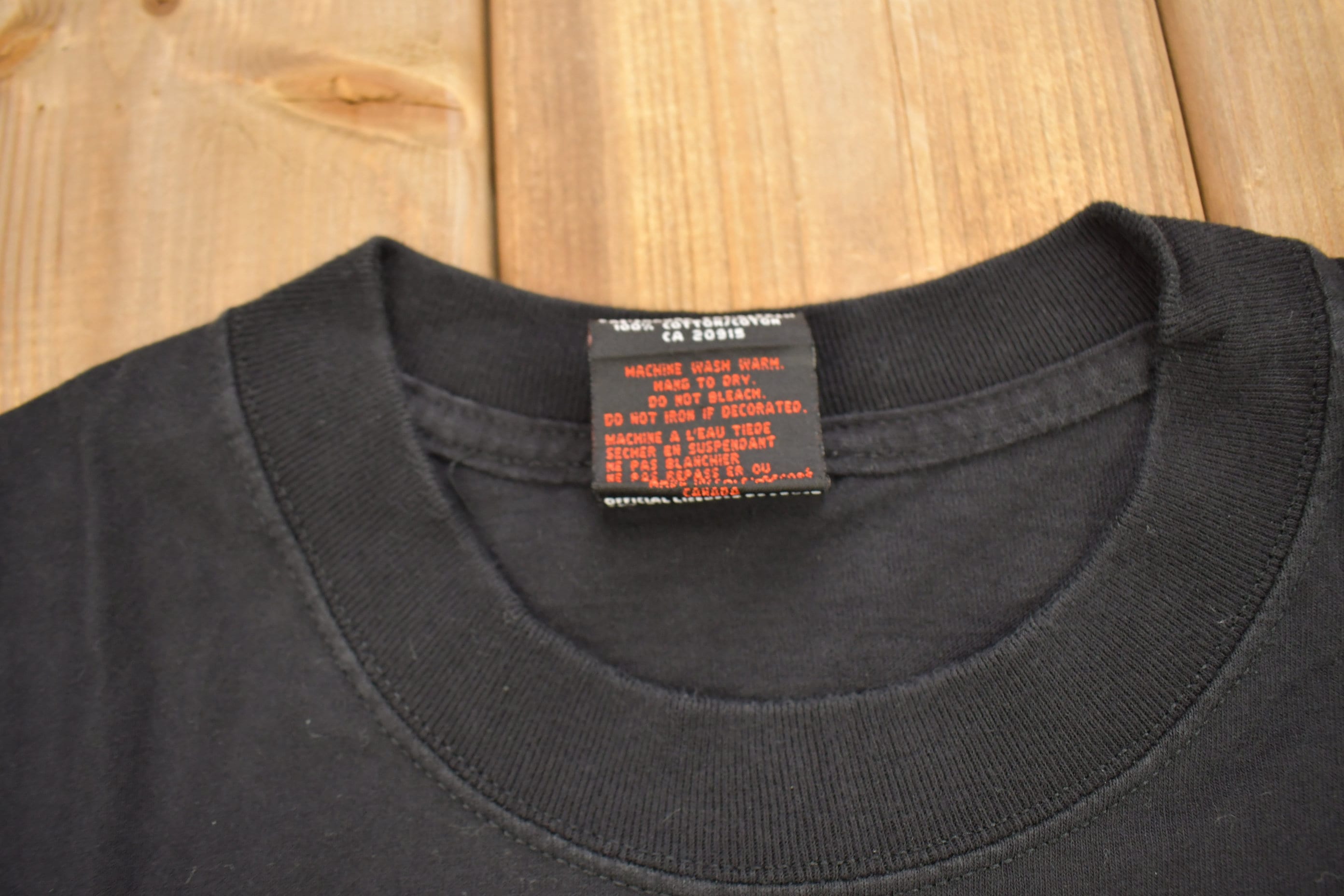 Vintage 1990s Harley Davidson Motorcycles Barrie Ontario Canada T-Shirt