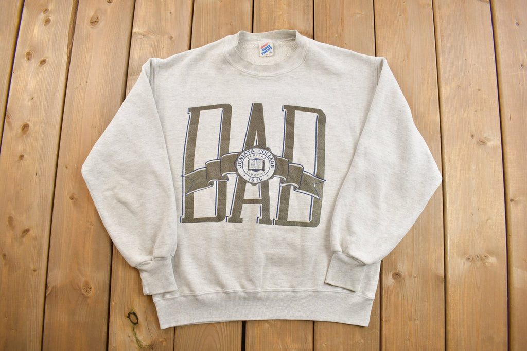 Vintage 1990s Juniata College Dad Crewneck Sweatshirt