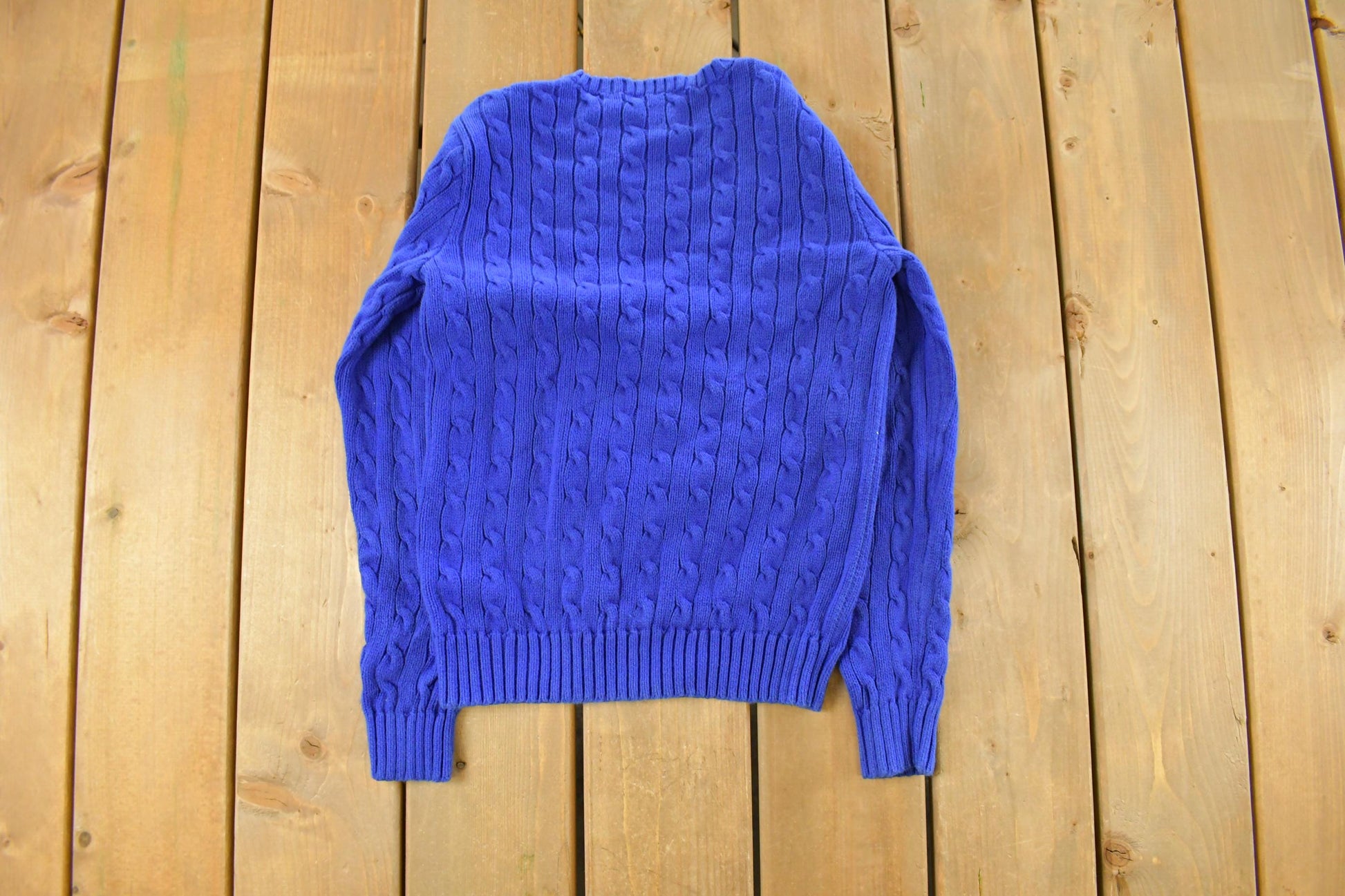 Vintage 1990s Polo Ralph Lauren Knit Sweater Youth Medium