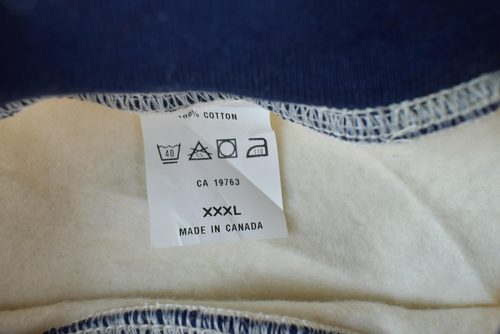 Vintage 1990s Mississauga Double Collar Crew Neck Sweatshirt