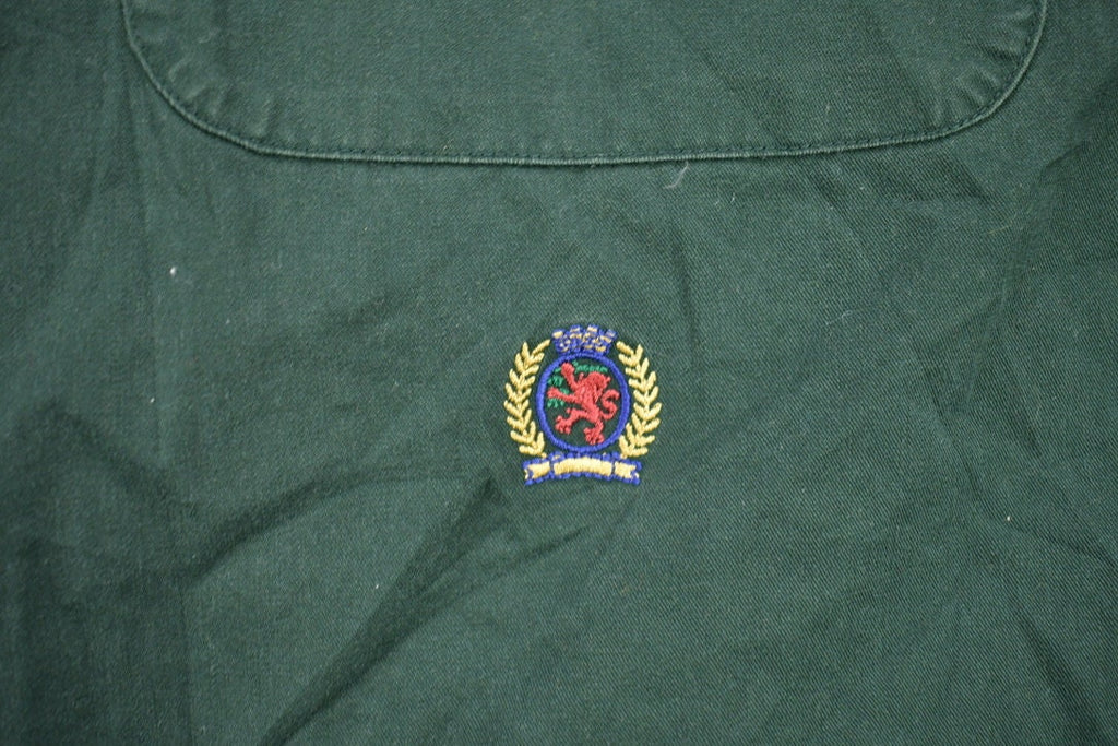 Vintage 1990s Tommy Hilfiger Blank Button Up Shirt  1990s Button Up  Vintage Flannel  Basic Button Up  Vintage Tommy Hilfiger