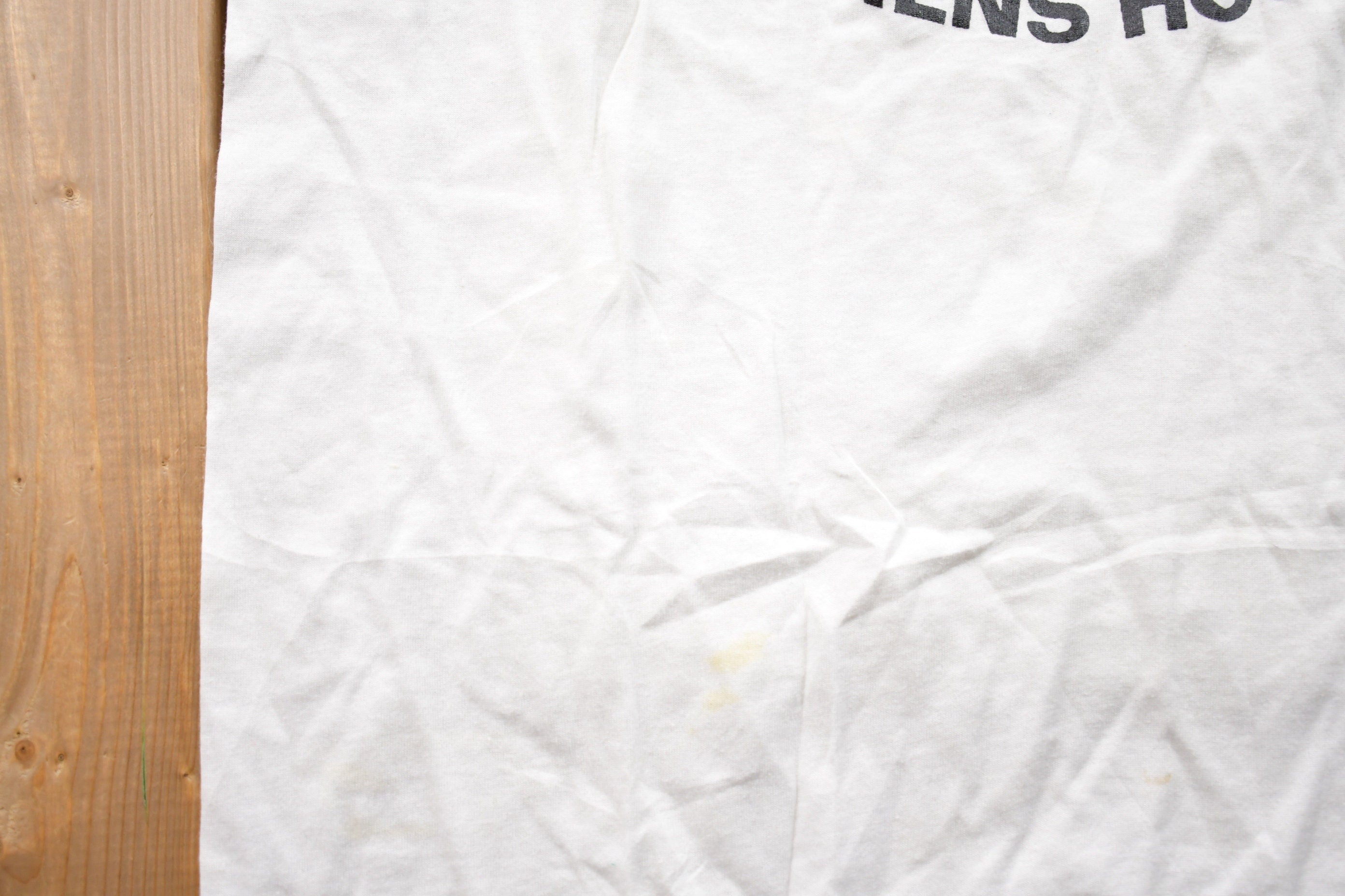 Vintage 1980s Variety Club Children's Hospital Graphic Ringer T-Shirt