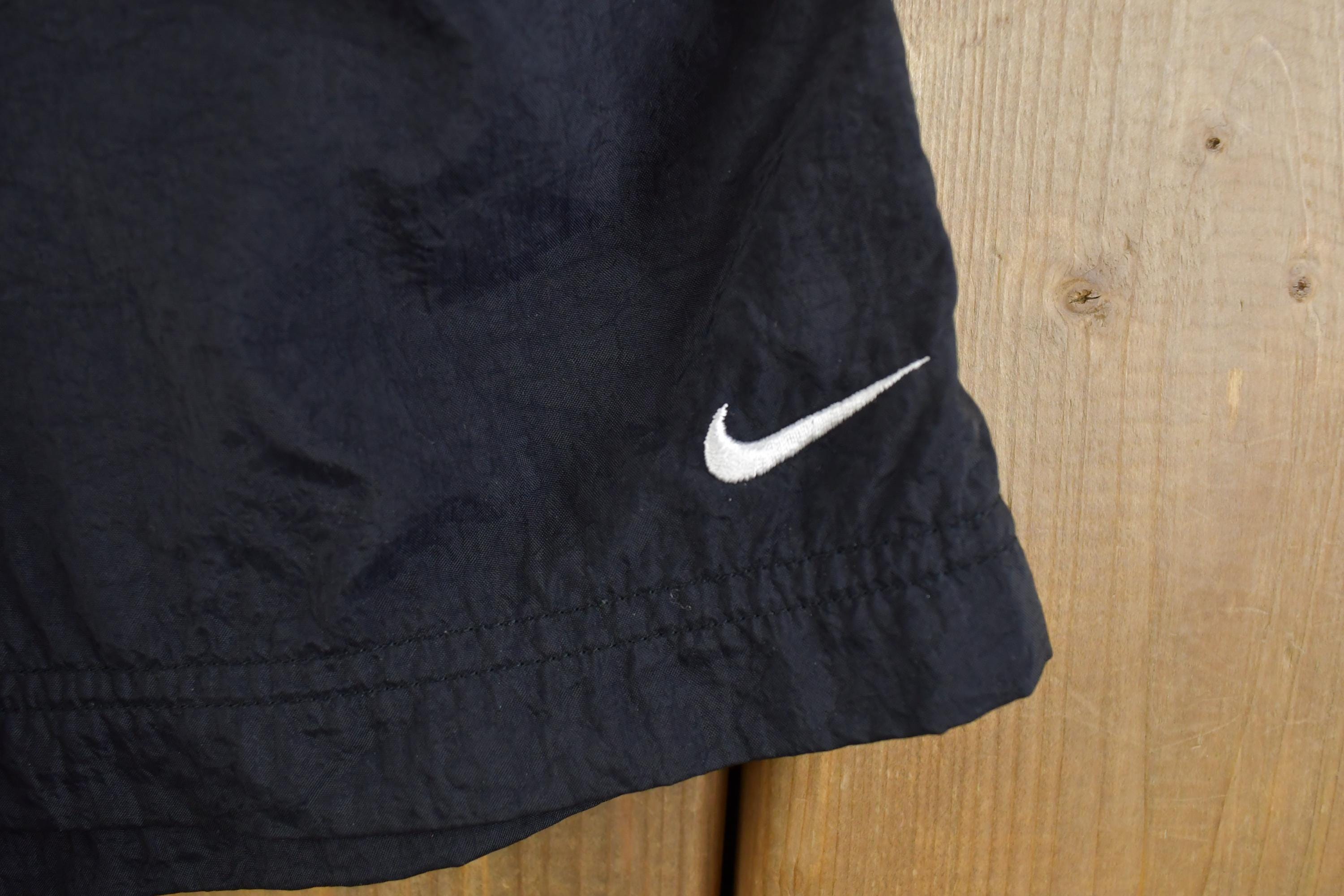 Vintage Y2K Nike Mini Swoosh Swim Shorts Size L