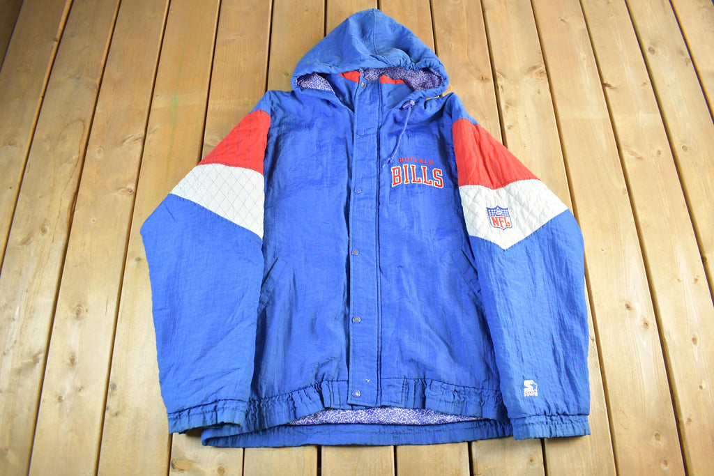 Vintage 1990s Buffalo Bills NFL Starter Anorak Jacket Men's XL