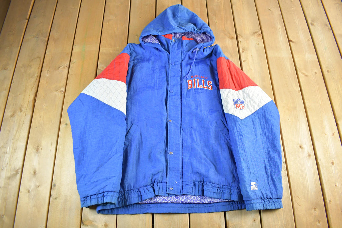 Vintage 1990s Buffalo Bills NFL Starter Anorak Jacket Men's XL
