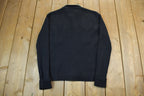 Vintage 1990s Black CYC Knit Cardigan Sweater