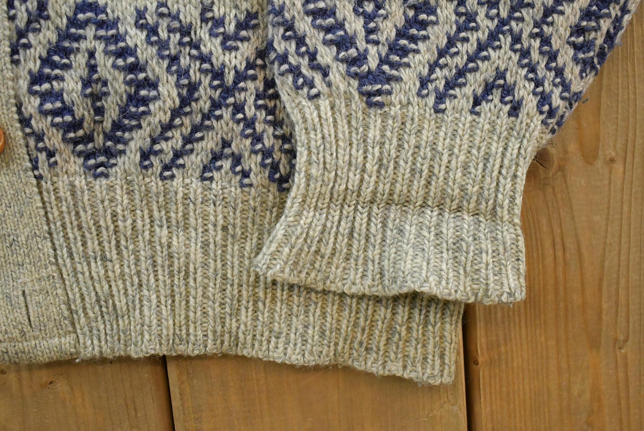 Vintage 1990s American Eagle Wool Knit Cardigan Men's XL /