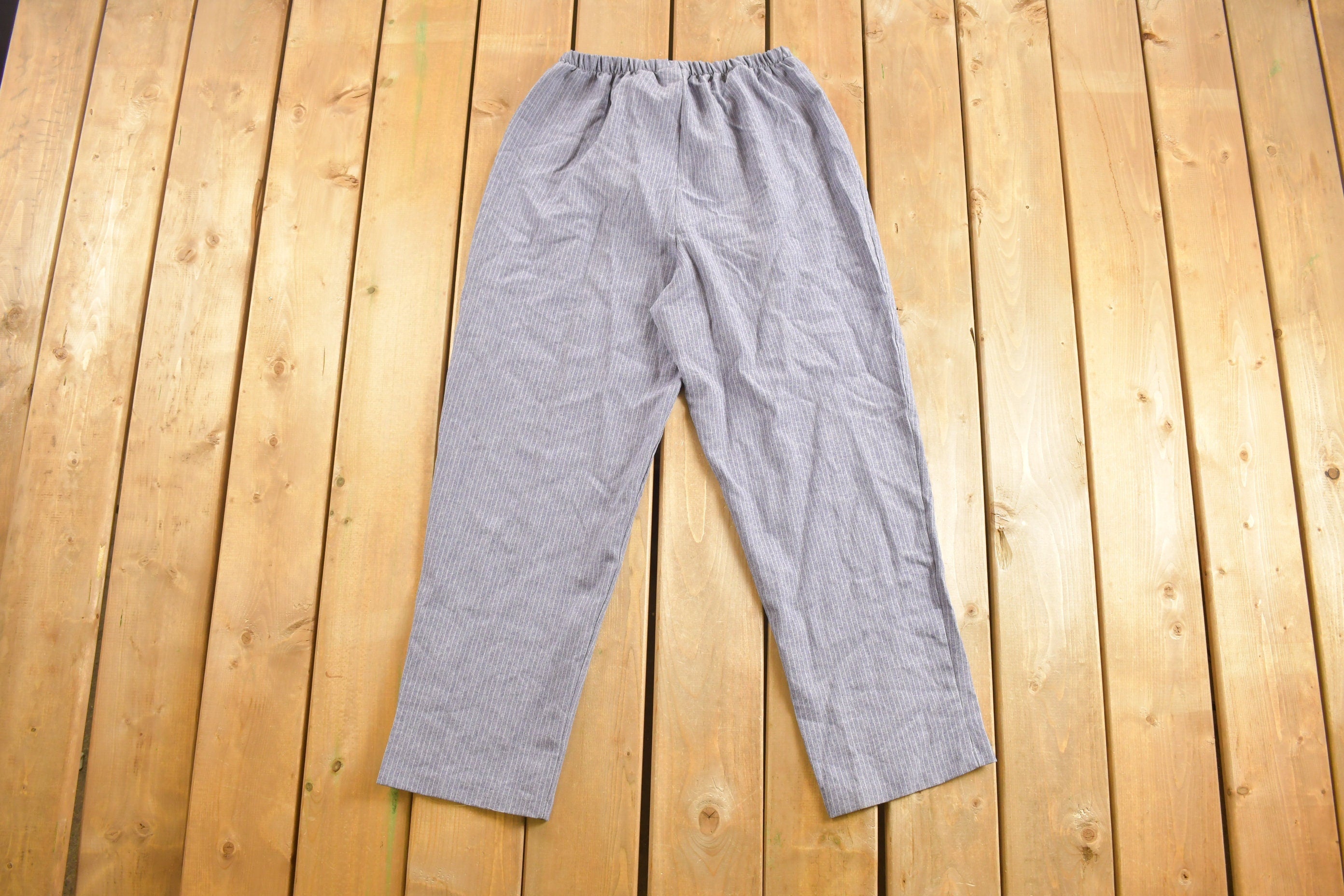 Vintage 1970s Made in Canada Striped Pants Size 27 - 34 x 29