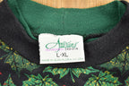 Vintage 1990s All Over Print Floral Print Crewneck
