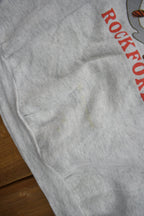 Vintage 1990s Navy Club Crewneck Sweatshirt / 90s Crewneck / Made IN USA / Streetwear / Rockford Illinois