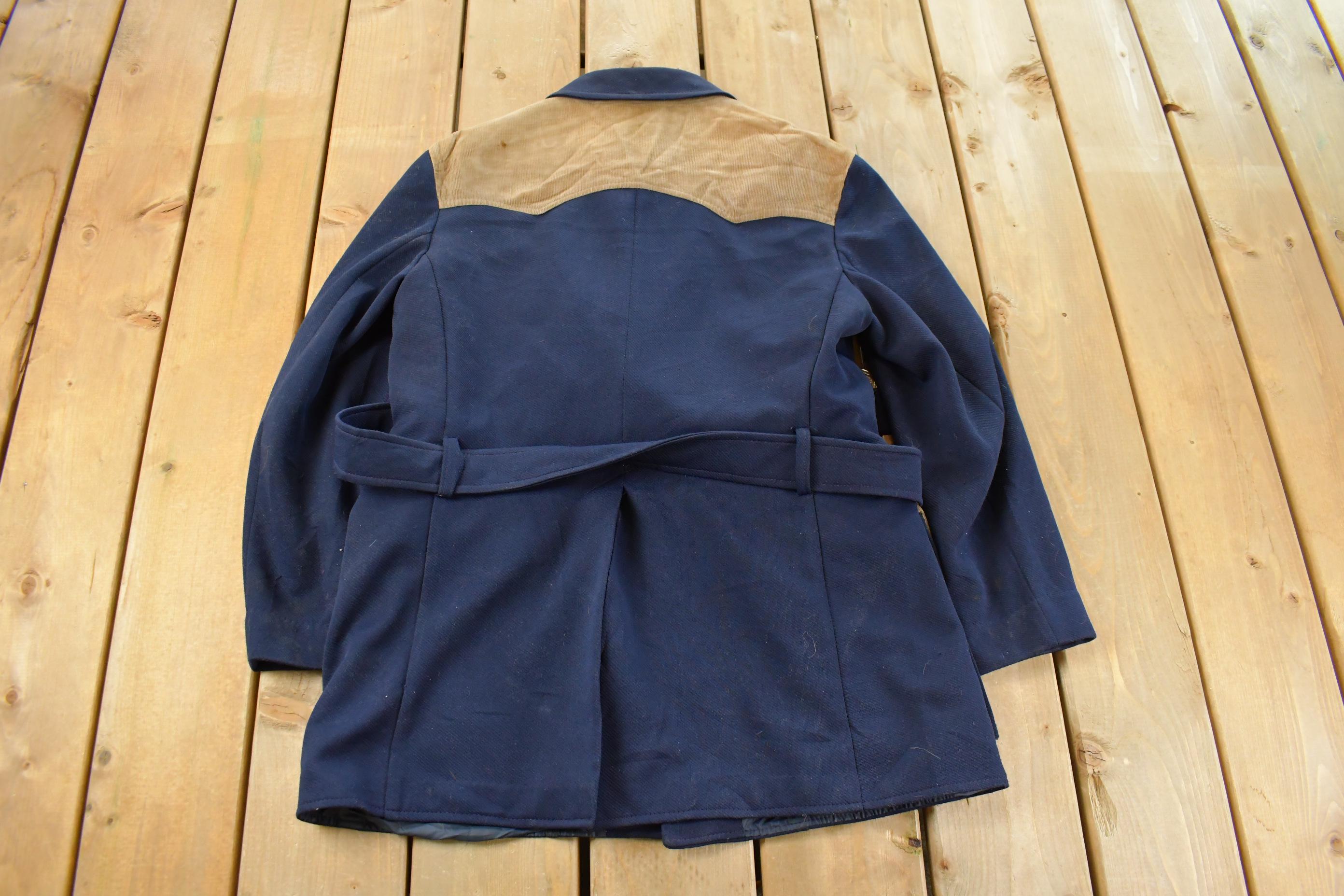 Vintage 1970s Corduroy Button Up Shacket Men's Medium