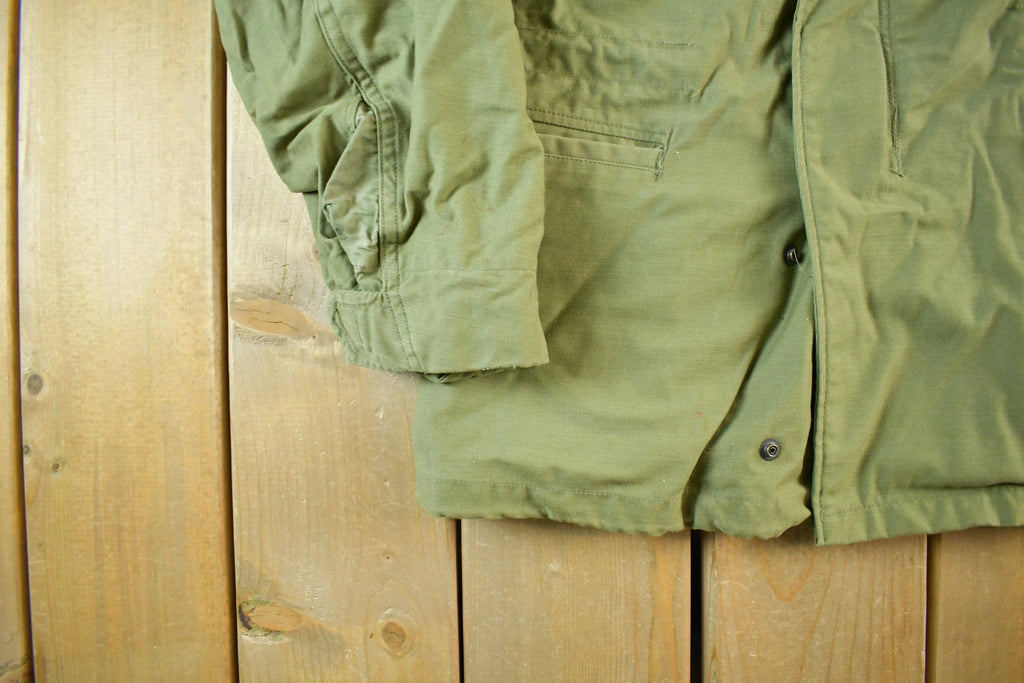 Vintage 1970s OG-107 Nylon Combat Field Coat Men's XS
