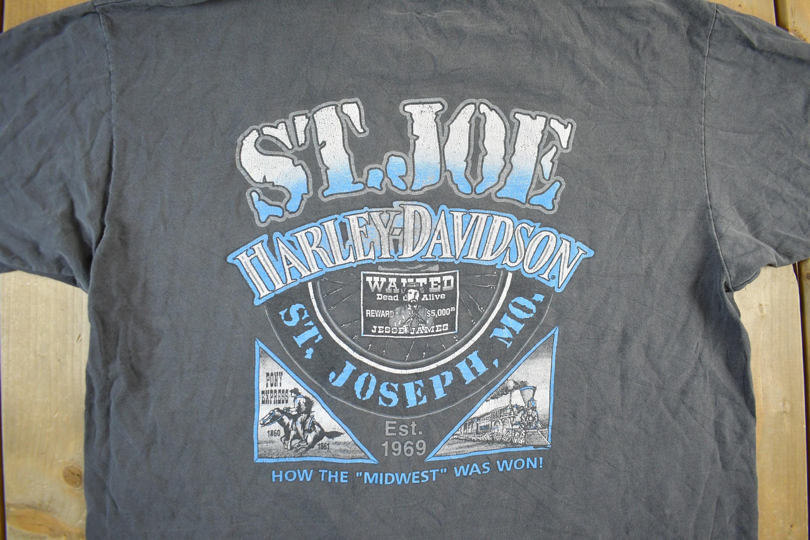 Vintage 1990s Harley Davidson Motorcycles Graphic T-Shirt Men's XL