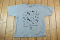 Vintage 1990s South Africa Eco Prints Souvenir T-Shirt