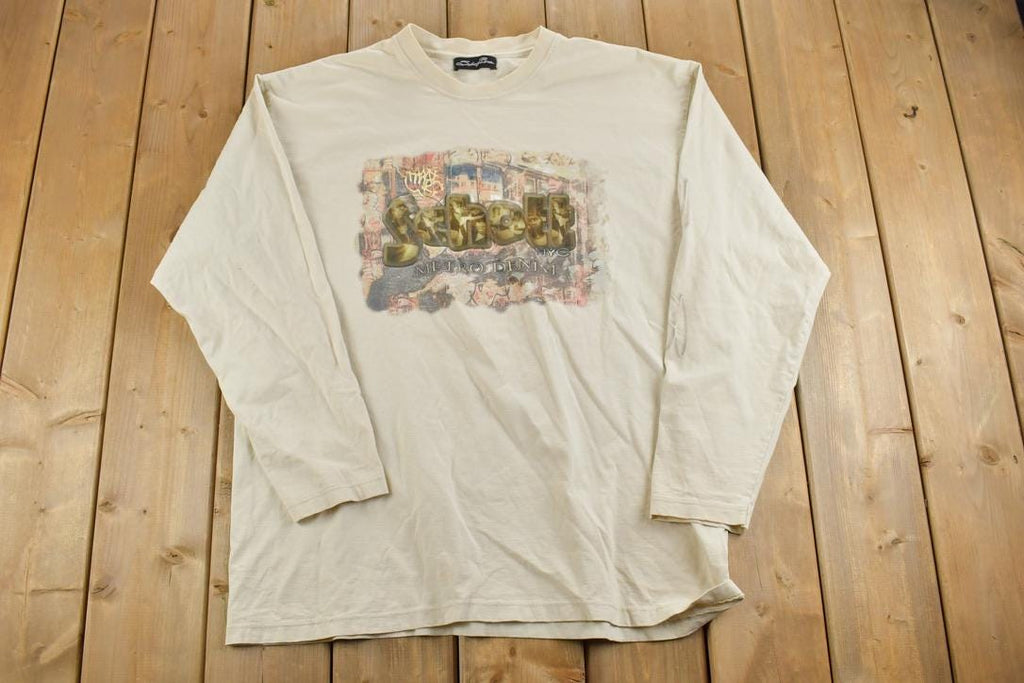Vintage 1990s Schott Bros Graphic Long Sleeve T-Shirt